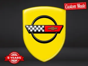 Corvette Stoßsticker Druck Sport Premium Hochwertig